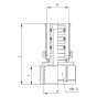PERFEXIM MUFA REDUKCJA ZAPRASOWYWANA GW 902 25 x 3/4" 62-902-2520-000